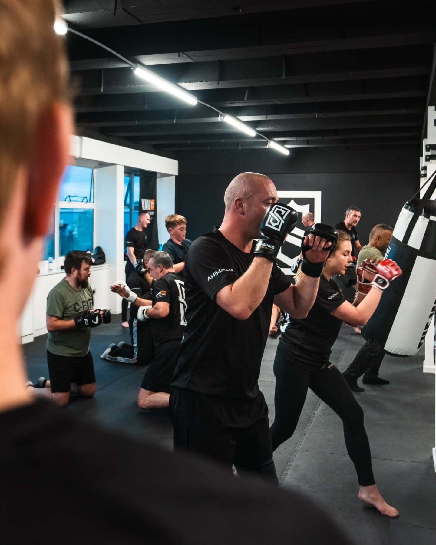 Martin, PKA blackbelt and champion visits Stronghold Academy